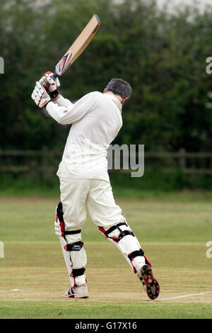 Cricket Village à Welford-sur-Avon, dans le Warwickshire, Royaume-Uni Banque D'Images