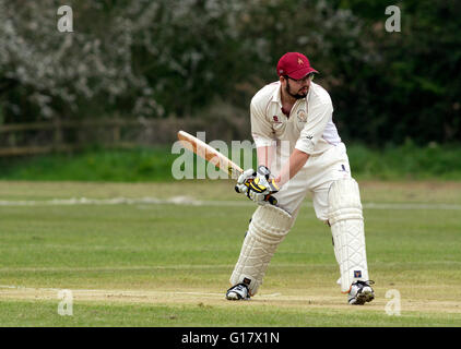 Cricket Village à Welford-sur-Avon, dans le Warwickshire, Royaume-Uni Banque D'Images