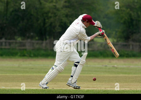 Cricket Village à Welford-sur-Avon, dans le Warwickshire, Royaume-Uni Banque D'Images