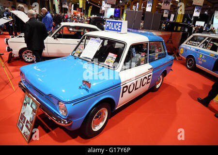 Hillman Imp voiture de police sur l'affichage à la Dublin RDS 2016 Classic Car Show Banque D'Images