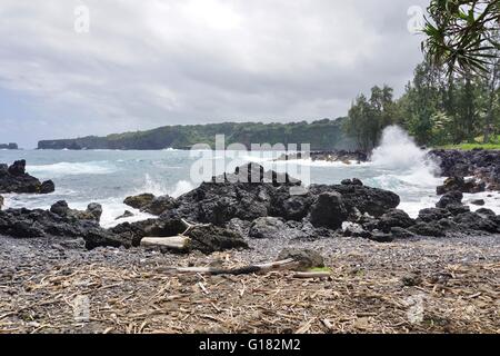 Keanae, sur la Côte-Nord une île volcanique de Maui Banque D'Images