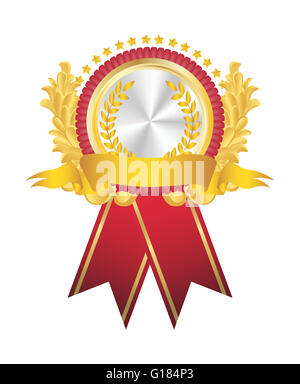 Best Seller Badge d'Or Banque D'Images