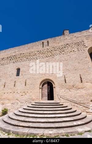 Chateau d'Ansouis, village perché du Luberon Vaucluse Provence France 84 Banque D'Images