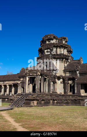 Temple d'Angkor Wat, Siem Reap, Cambodge Banque D'Images