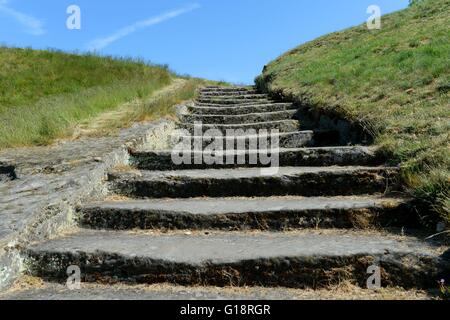 Château Regenstein (allemand : Burg Regenstein), une destination touristique populaire, est un château en ruine qui est situé à trois kilomètres au nord de Blankenburg, Allemagne, 10. Mai 2016. Photo : Frank May | conditions dans le monde entier Banque D'Images