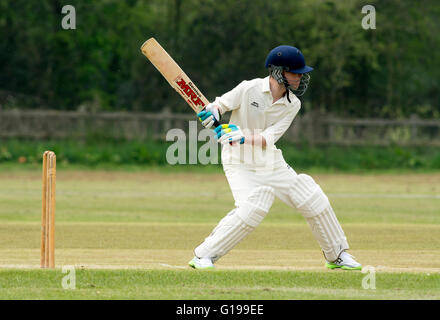 Cricket Village à Welford-sur-Avon, dans le Warwickshire, Royaume-Uni Banque D'Images