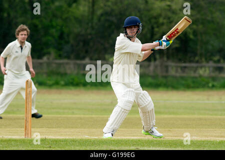 Cricket Village à Welford-sur-Avon, dans le Warwickshire, Royaume-Uni Banque D'Images