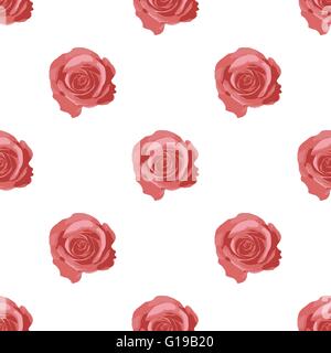 Roses transparente motif. Illustration de Vecteur