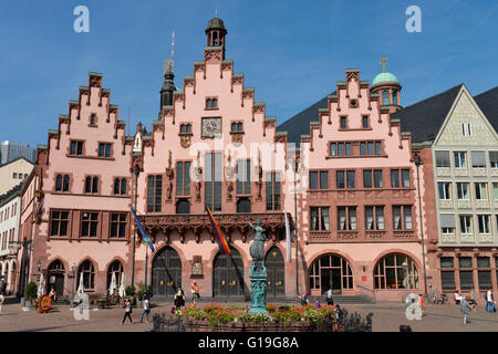 Cityhall Romer, Francfort sur le Main, Hesse, Allemagne / Römer Banque D'Images