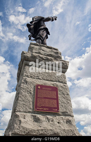 Statue de Samuel de Champlain à Ottawa Ontario Canada Banque D'Images