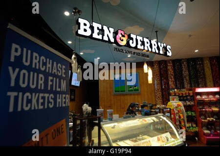 Ben & Jerry's, la glace,magasin,UK Banque D'Images