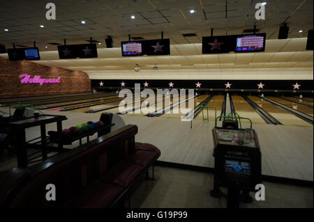 Bowling,Le Red Dragon Centre,Hollywood Bowl,UK Banque D'Images