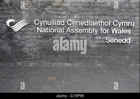 Assemblée nationale du Pays de Galles, Cardiff, Royaume-Uni Banque D'Images