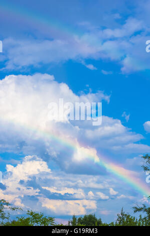 de vrais doubles arcs en ciel