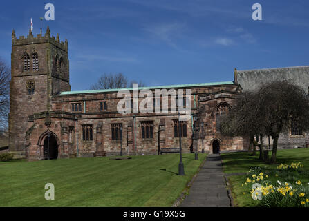 Kirkby Stephen, St Stephen's Parish Church et cimetière, Cumbria, England, UK. Banque D'Images