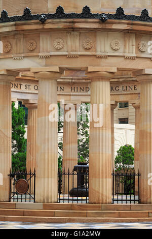 Monument commémoratif de guerre à Anzac Square, Brisbane, Queensland, Australie Banque D'Images