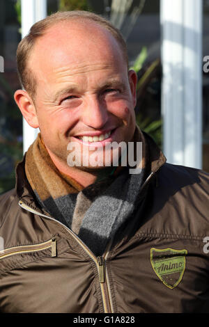 Michael Jung (Allemagne) à la Land Rover Burghley Horse Trials 2015 Banque D'Images