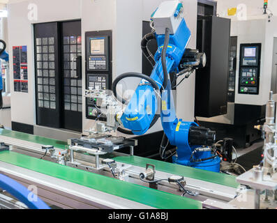 Controler de main robotique Banque D'Images