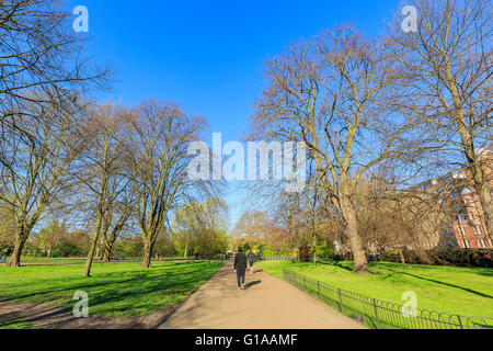 Magnifique paysage autour de Hyde Park, Londres, Royaume-Uni Banque D'Images