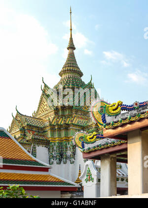 Wat Pho. Phra Nakhon district, Bangkok, Thaïlande. Banque D'Images