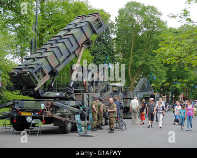 Fusée anti-aériens Patriot de défense antimissile, Breda, Pays-Bas Banque D'Images