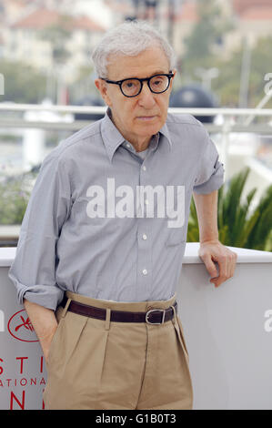 Woody Allen au cours de la 'Cafe Society' photocall à la 69ème Festival du Film de Cannes le 11 mai 2016 | Verwendung weltweit Banque D'Images