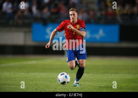 Murcia, Espagne. Mar 28, 2016. Gerard Deulofeu (ESP) Football/Football : match amical entre l'Espagne 1-0 U21 U21 Noerwey à l'Estadio Municipal Nueva Condomina Murcie, en Espagne . © Kawamori Mutsu/AFLO/Alamy Live News Banque D'Images