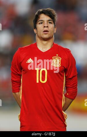 Murcia, Espagne. Mar 28, 2016. Oliver Torres (ESP) Football/Football : match amical entre l'Espagne 1-0 U21 U21 Noerwey à l'Estadio Municipal Nueva Condomina Murcie, en Espagne . © Kawamori Mutsu/AFLO/Alamy Live News Banque D'Images