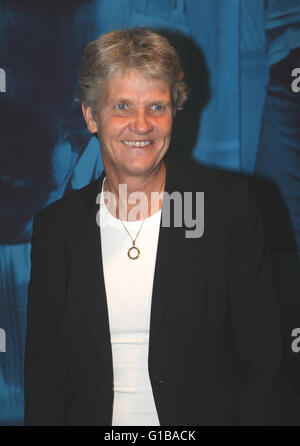 PIA SUNDHAGE football l'entraîneur de l'équipe nationale suédoise Banque D'Images