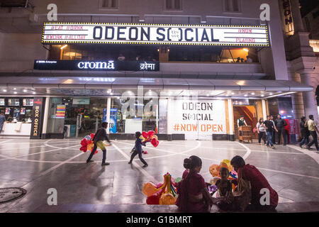 Une vue générale de la chaîne cinéma Odeon' 'à Delhi, en Inde. Credit : Euan Cherry Banque D'Images