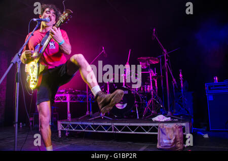 Sydney, Australie - 10 janvier 2016 : Palms se produiront au Festival de musique 2016 SMACS DU FBI qui a eu lieu à l'Carriageworks à Redfern. Banque D'Images