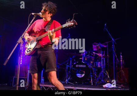 Sydney, Australie - 10 janvier 2016 : Palms se produiront au Festival de musique 2016 SMACS DU FBI qui a eu lieu à l'Carriageworks à Redfern. Banque D'Images