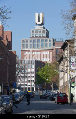 Dortmund U, une ancienne brasserie et monument industriel, Dortmund, Allemagne. Banque D'Images