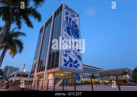 Tour Bacardi (©Enrique GUTIERREZ 1964) CAMPUS NATIONAL YOUNGARTS BISCAYNE BOULEVARD MIAMI FLORIDA USA Banque D'Images