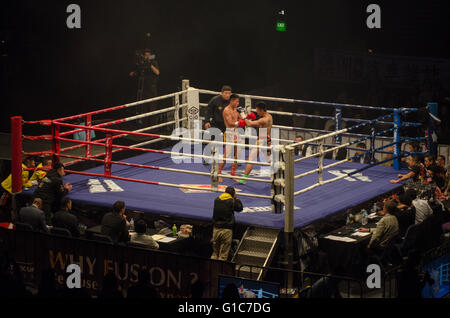 Sydney, Australie - 18 juillet 2015 : la Chine contre l'Australie monde Ligue des combats ont eu lieu à Sydney le 18 juillet dernier, à l'Entertainment Centre (Qantas Credit Union Arena) Banque D'Images