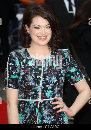 11 avril 2016 - Jessica Jones assistant à Eye in the Sky UK Premiere at Curzon Mayfair, à Londres, au Royaume-Uni. Banque D'Images