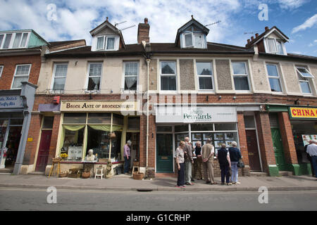 Brookley Road Brockenhurst, village au coeur de la New Forest, Hampshire, Angleterre, Royaume-Uni Banque D'Images