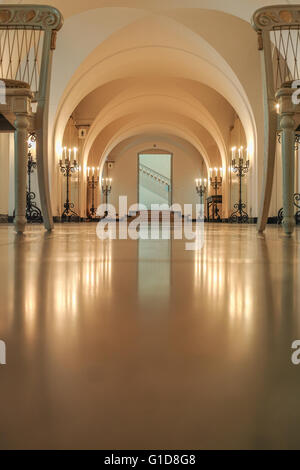 L'undercroft à Banqueting House, Londres, créé comme un den potable par le roi Jacques Ier d'Angleterre. Banque D'Images