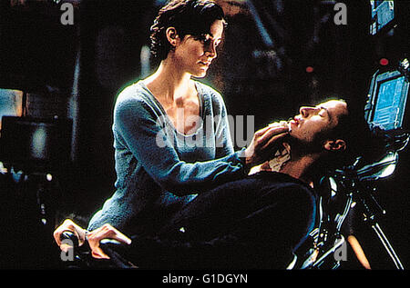 Matrix / Carrie-Anne Moss / Keanu Reeves, Banque D'Images