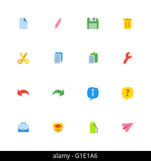 [JPEG] colorful web icon set pour la conception web, infographie, l'interface utilisateur et des applications mobiles Banque D'Images