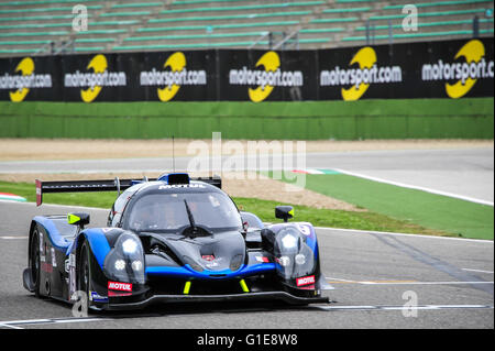 Imola, Italie. 14 mai, 2016. Autodromo Internazionale Enzo e Dino Ferrari, Imola, Italie. 4 heures d'endurance Imao. Vendredi Jour de qualification. # 19 DUQUEINE ENGINEERING (FRA) Ligier JS P3 LMP3 NISSAN DAVID HALLYDAY (FRA) DAVID DROUX (FRA) DINO LUNARDI (FRA) : Action de Crédit Plus Sport Images/Alamy Live News Banque D'Images