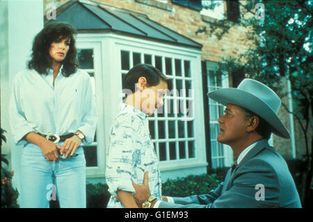 Dallas / Linda Gray / Omri Katz / Larry Hagman Banque D'Images