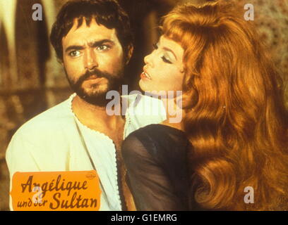 Angelique und der Sultan / Robert Hossein / Michèle Mercier, Banque D'Images