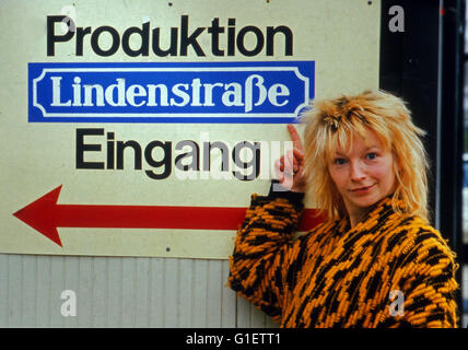 Lindenstrasse, Fernsehserie, Deutschland seit 1985, acteurs : Stefanie Mühle Banque D'Images
