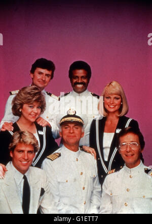 Le bateau d'amour, alias : Love Boat, Fernsehserie, USA 1977 - 1987, acteurs : Gavin MacLeod (Kapitän), Ted McGinley, Jill Whelan, Fred Grandy, Ted Lange, Patricia, Bernie Kopell Klous Banque D'Images