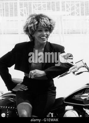 Die amerikanische Sängerin und Schauspielerin Tina Turner, 1990er Jahre. L'actrice et chanteuse américaine Tina Turner, 1990 Banque D'Images