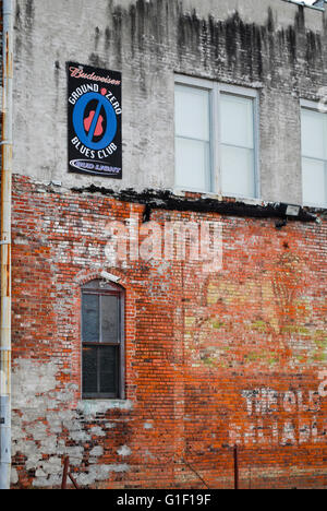 Le légendaire Ground Zero Blues club à Clarksdale Mississippi USA Banque D'Images