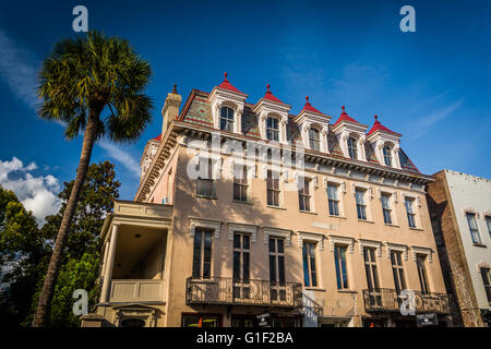 Confederate Accueil & College de Charleston, Caroline du Sud. Banque D'Images