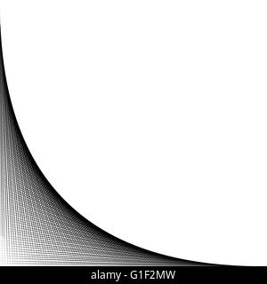 Grille maille, s'étendant de coin. fine texture de l'intersection de lignes. Illustration de Vecteur