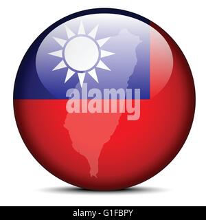 Image vectorielle - Site sur le drapeau de République populaire de Chine Illustration de Vecteur